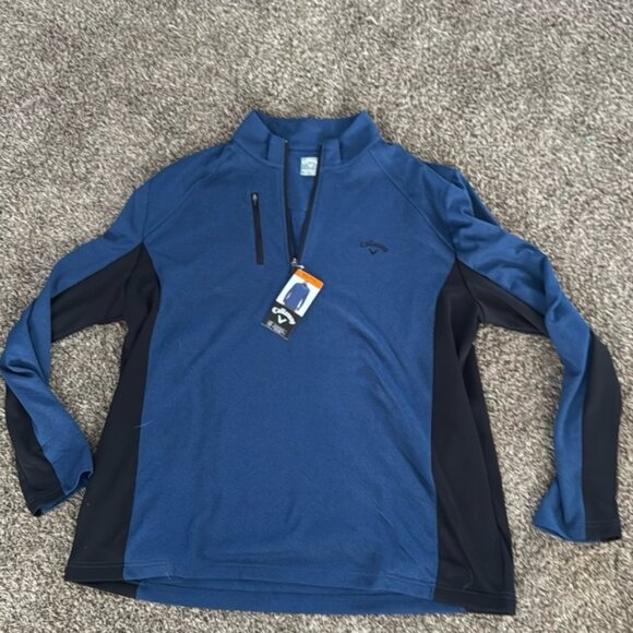 Callaway Golf 1/4 Zip Gray Pullover Jacket XXL NEW - Picture 6 of 7